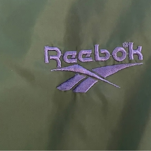 Vintage 1990’s Reebok Windbreaker Wild Animal Print Color Block Men’s Size Small - Picture 2 of 6